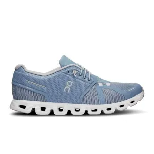 On Cloud Men's Cloud 5 Running Shoes- Chambray/White