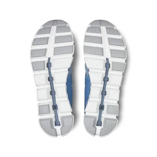 On Cloud Men's Cloud 5 Running Shoes- Chambray/White