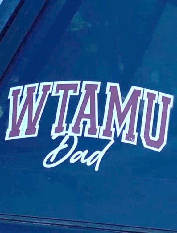 WTAMU Dad Car Decal