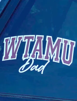 WTAMU Dad Car Decal