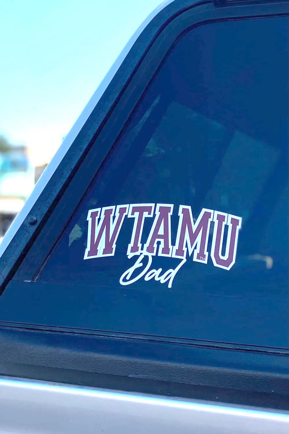 WTAMU Dad Car Decal